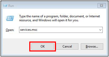 click on the OK button