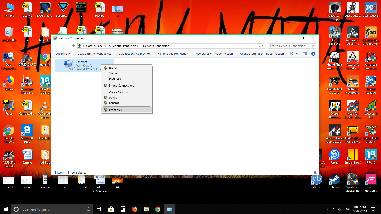 resolve Ethernet Doesn't Have A Valid IP Configuration