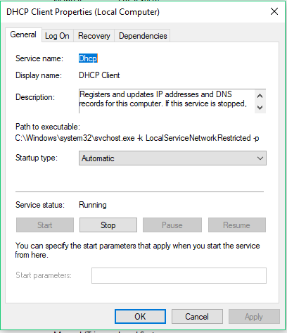 solve Ethernet Doesn't Have A Valid IP Configuration