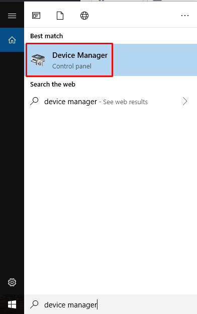 device manager