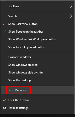 task manager