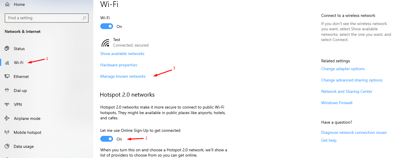 wifi not working