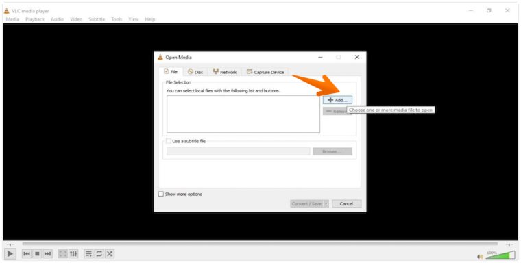 Select the Add button