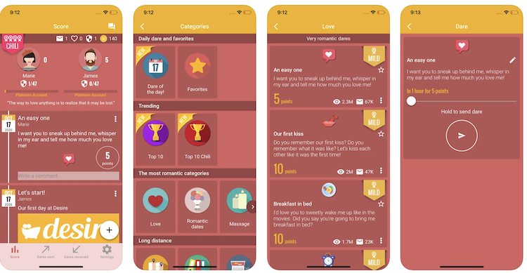 best iOS couple game apps