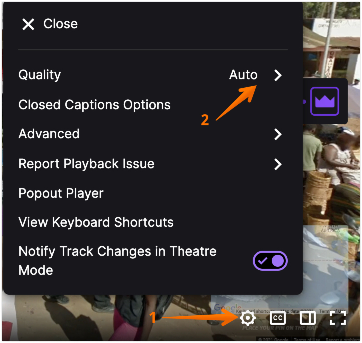 Click on Settings Icon