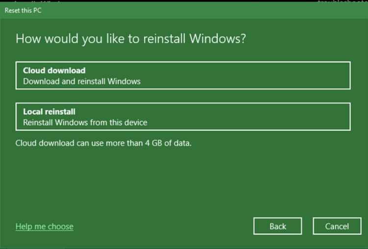 How to reinstall Windows