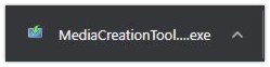 Click on Media Creation Tool File