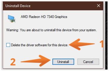 Click on Uninstall