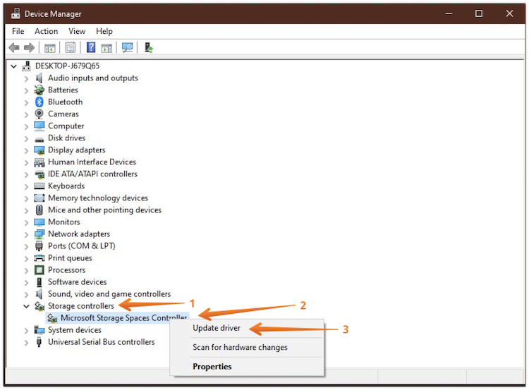 Click on Update Driver