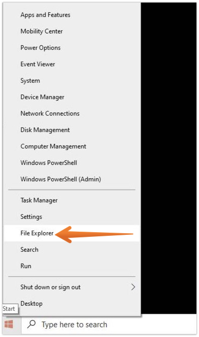 Open File Explorer