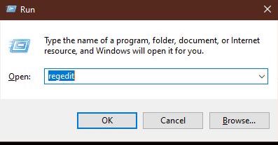 Open Regedit