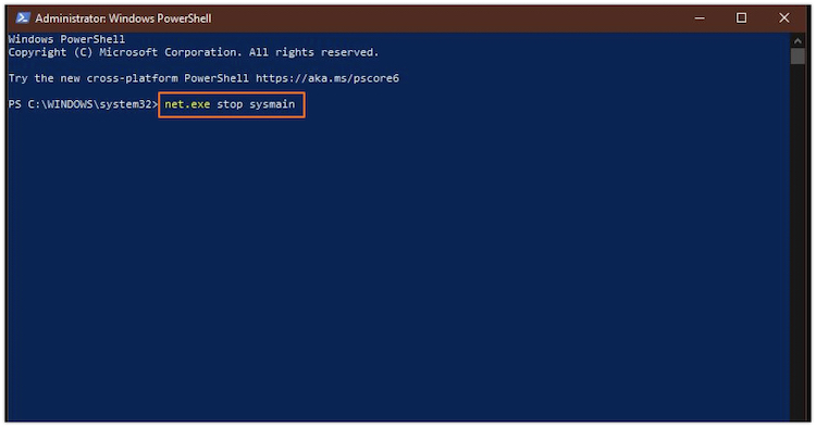 Open Windows Powershell (Admin)