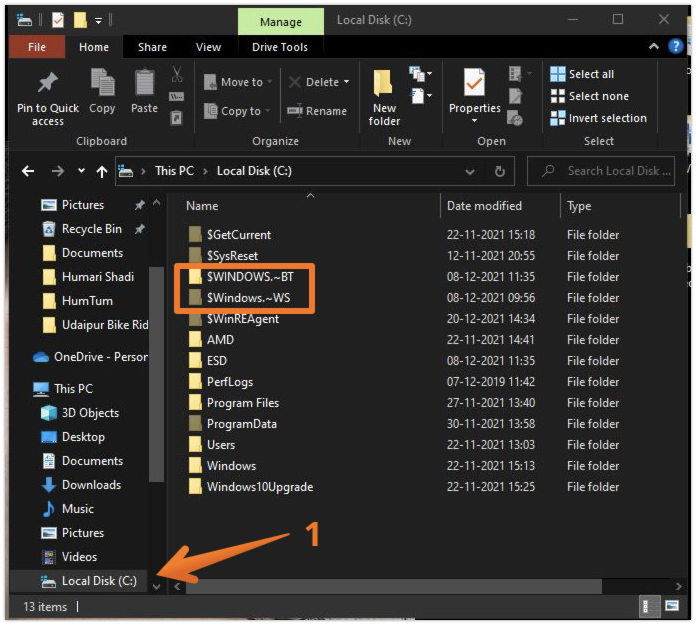 Remove Folders from Drive