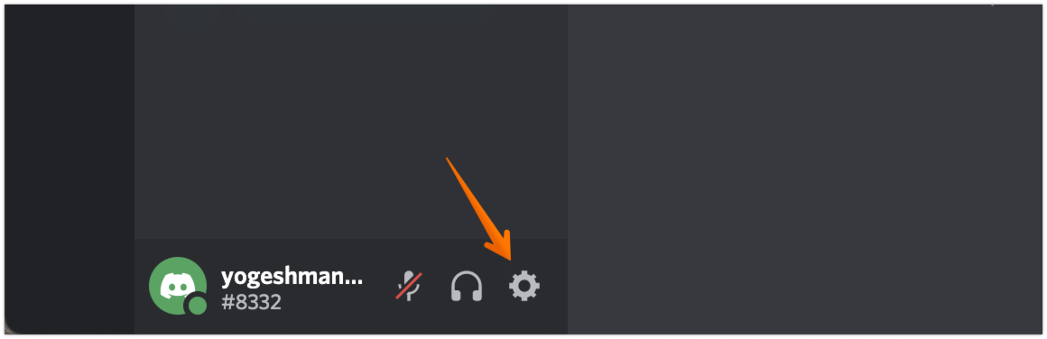 Click on User Settings