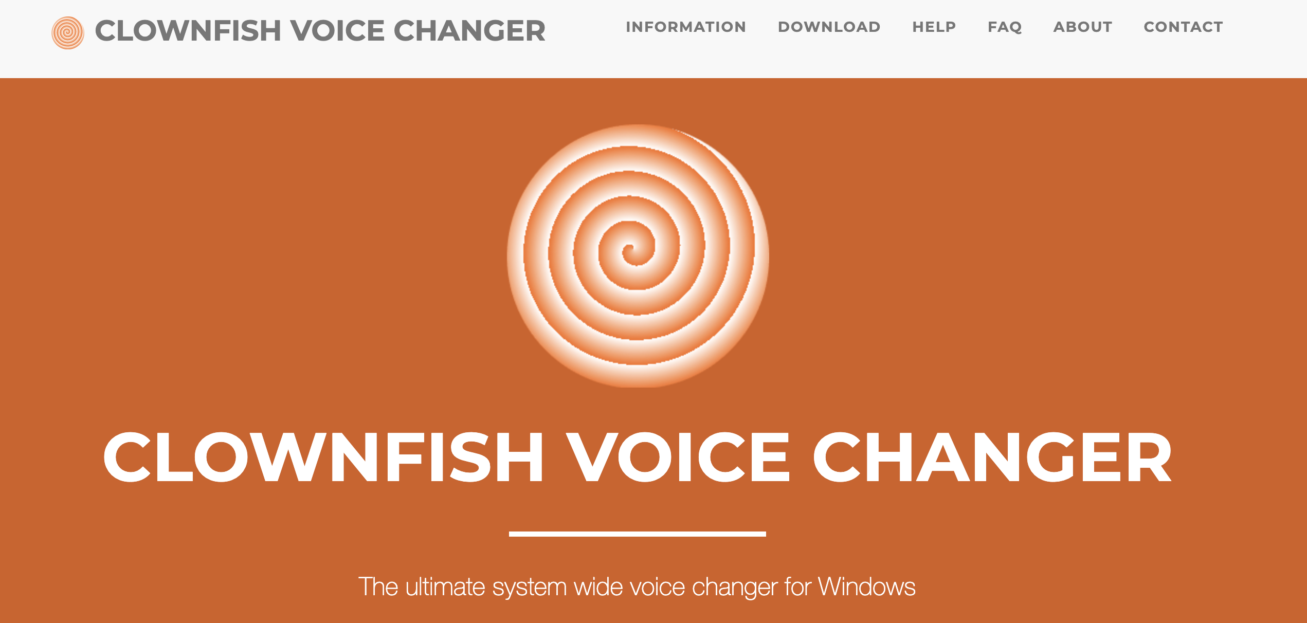 Clownfish Voice Changer