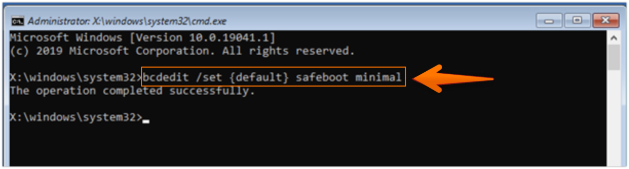 Enter Command in CMD