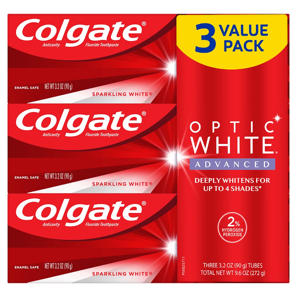 Colgate Optic White Advanced Teeth Whitening Toothpaste Offers 37